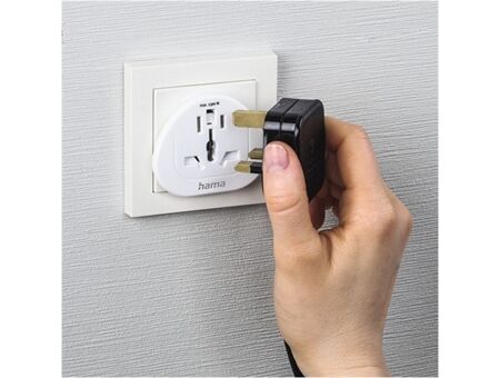 Hama Reiseadapter (Welt>Europa)