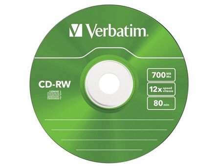 Verbatim CD-RW 700MB 5er Pack Colour