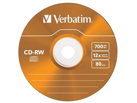 Verbatim CD-RW 700MB 5er Pack Colour