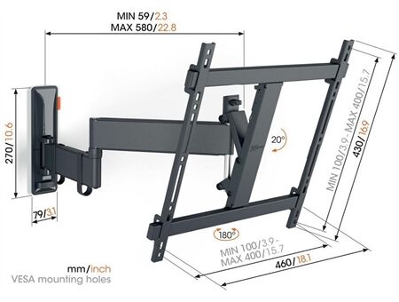 Vogels TVM 3445 Full-Motion+ (32-65")
