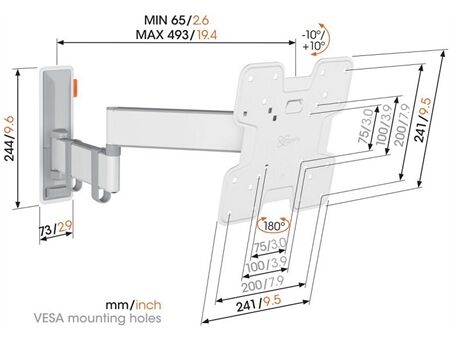 Vogels TVM 3245 Full-Motion+ (19-43")
