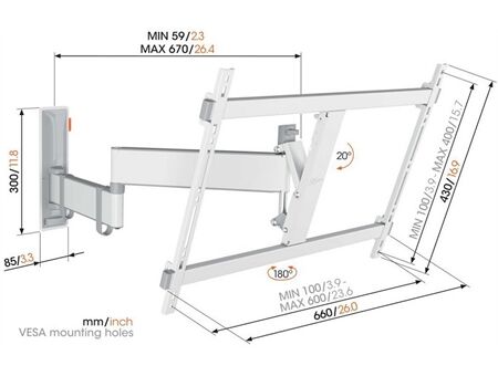 Vogels TVM 3645 (40-77")