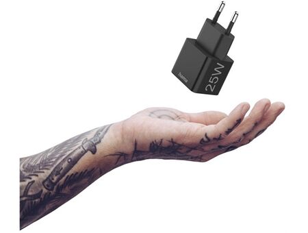 Hama Mini-Schnellladegerät USB-C (25W)