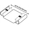 Hama Handytasche Eco für Smartphone 7,5x15,3cm