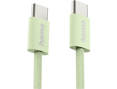Hama Ladekabel Fabric (1m) USB-C>USB-C
