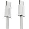 Hama Ladekabel Fabric (1m) USB-C>USB-C