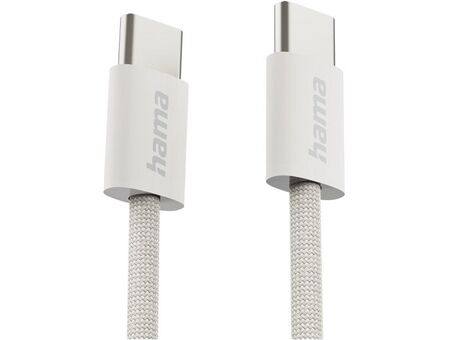 Hama Ladekabel Fabric (1m) USB-C>USB-C