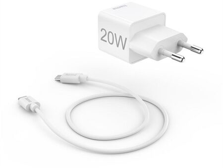 Hama Schnellladegerät (20W) mit Ladekabel (1m)