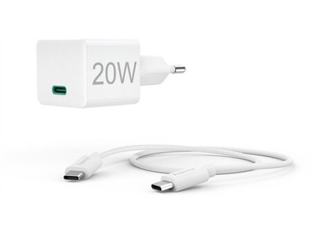 Hama Schnellladegerät (20W) mit Ladekabel (1m)