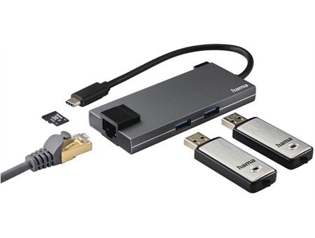 Hama USB-C-Multiport-Adapter 5 Ports