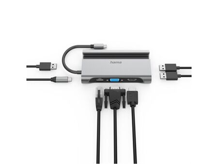 Hama USB-C-Multiport-Adapter 7 Ports