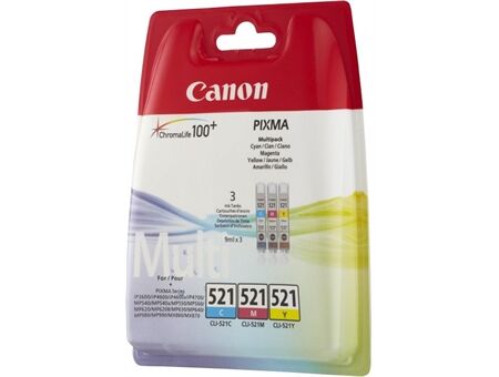 Canon Ink/CLI-521 BJ Cartridge CMY BLIST