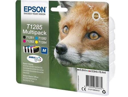 Epson Ink/T1285 Fox 3.5ml CMY 5.9ml BK