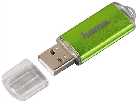 Hama FlashPen Laeta, USB 2.0, 64 GB, 10MB/s, Grün