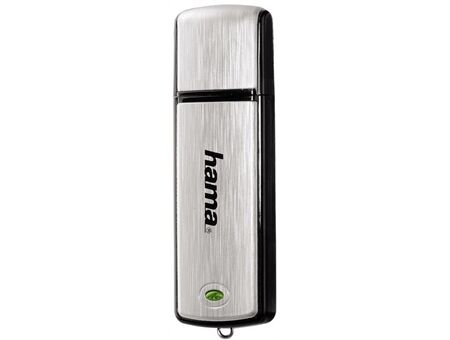 Hama FlashPen Fancy, USB 2.0, 64 GB, 6MB/s, Schwarz/Sil