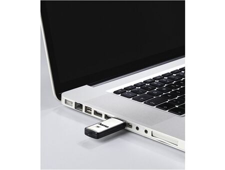 Hama FlashPen Fancy, USB 2.0, 64 GB, 6MB/s, Schwarz/Sil