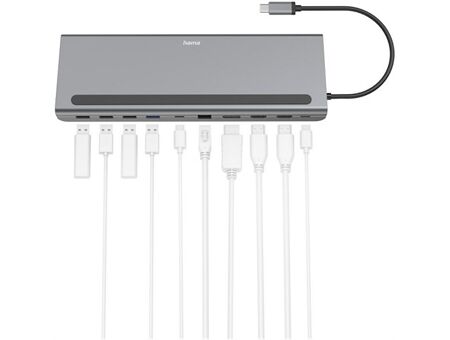 Hama 10 Port USB-C-Docking-Station