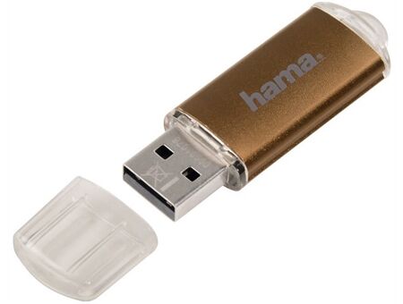 Hama FlashPen Laeta, USB 2.0, 32 GB, 10MB/s, Braun