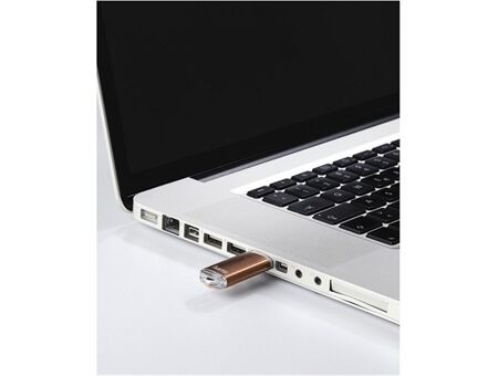 Hama FlashPen Laeta, USB 2.0, 32 GB, 10MB/s, Braun
