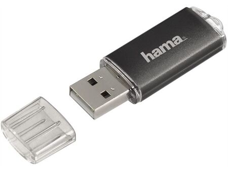 Hama FlashPen Laeta, USB 2.0, 16 GB, 10MB/s, Grau