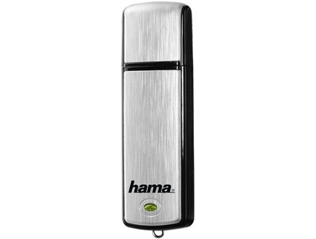 Hama FlashPen Fancy, USB 2.0, 16 GB, 6MB/s, Schwarz/Sil