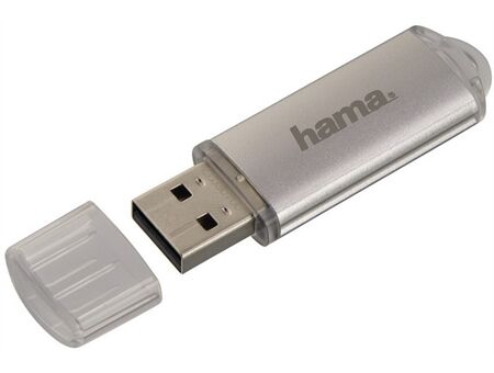Hama FlashPen Laeta, USB 2.0, 128 GB, 10MB/s, Silber