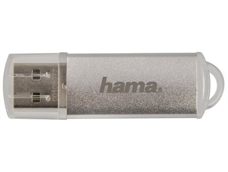 Hama FlashPen Laeta, USB 2.0, 128 GB, 10MB/s, Silber