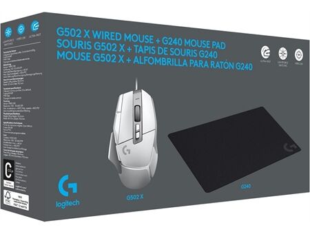 Logitech G G502 X Bundle inkl. G240 Mauspad