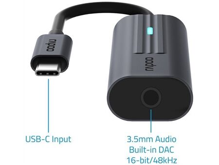 rapoo USB-C>3,5 mm Adapter