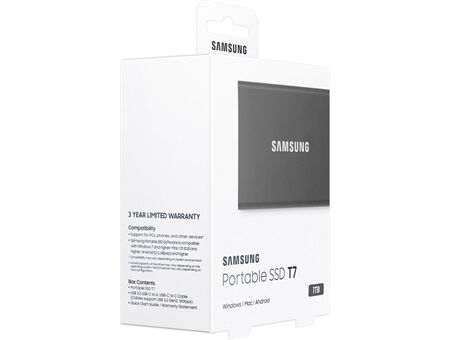 Samsung Portable SSD T7 1TB Titan Grey