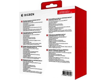 bigben Switch Stereo Headset Gaming V1