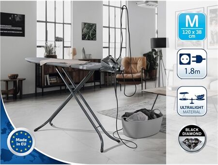 Leifheit AirBoard M Black Plus