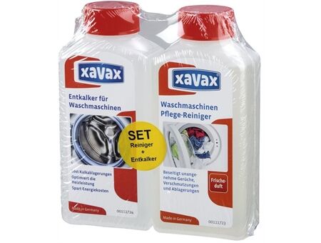 XavaX Waschmaschinen-Pflege-Set Entkalker + Reiniger