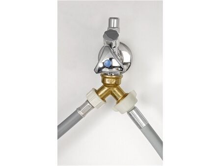 XavaX Y-Verteiler für Zulaufschläuche Ø 3/4 Zoll (26,9 m