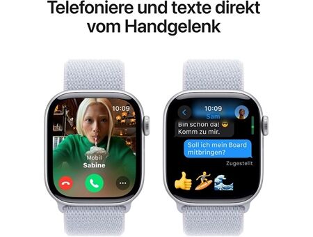 Apple Watch Series 10 (42mm) GPS Aluminium mit Sport Loo
