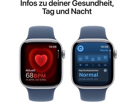 Apple Watch Series 10 (42mm) GPS Alu mit Sportarm S/M