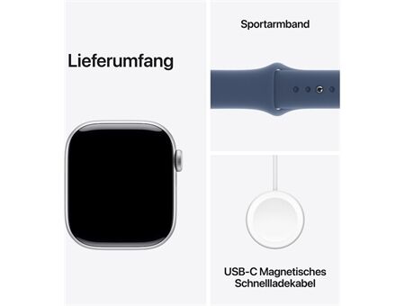Apple Watch Series 10 (42mm) GPS Alu mit Sportarm S/M