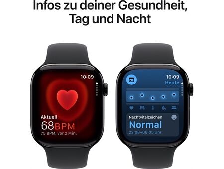Apple Watch Series 10 (46mm) GPS Alu mit Sportarm M/L