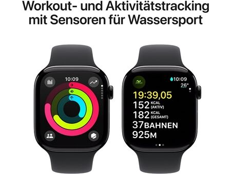 Apple Watch Series 10 (46mm) GPS Alu mit Sportarm M/L
