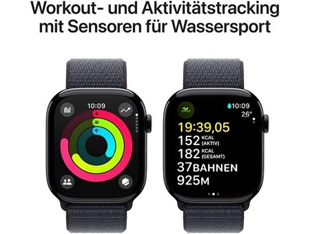 Apple Watch Series 10 (46mm) GPS Aluminium mit Sport Loo
