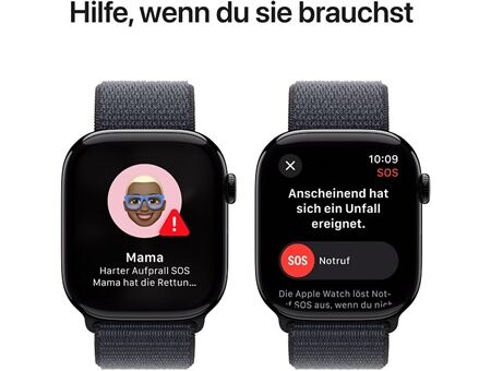 Apple Watch Series 10 (46mm) GPS Aluminium mit Sport Loo