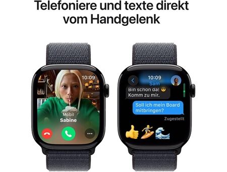 Apple Watch Series 10 (46mm) GPS Aluminium mit Sport Loo