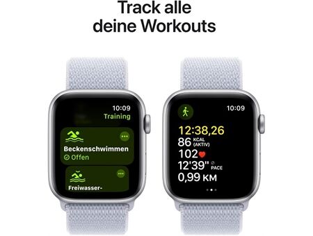 Apple Watch SE (44mm) 2024 GPS Alu mit Sport Loop