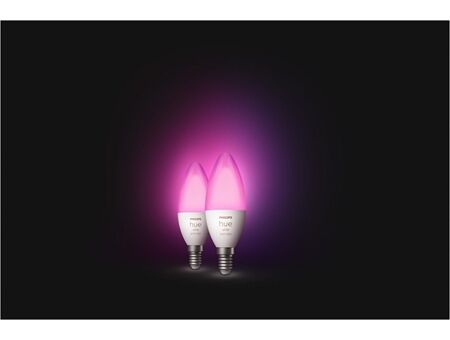 hue W&C. Amb. 5.3W B39 E14 2er Set