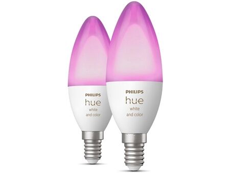 hue W&C. Amb. 5.3W B39 E14 2er Set
