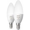 hue W&C. Amb. 5.3W B39 E14 2er Set