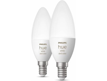 hue W&C. Amb. 5.3W B39 E14 2er Set