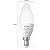 hue W&C. Amb. 5.3W B39 E14 2er Set