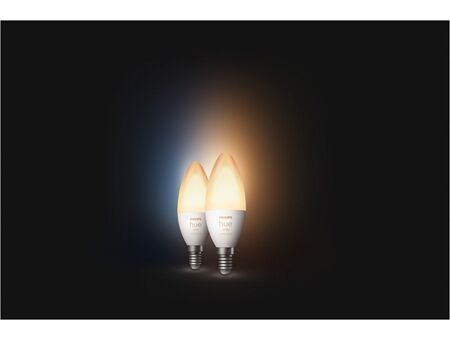 hue Wh. Amb. 5.2W B39 E14 2er Set