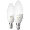 hue Wh. Amb. 5.2W B39 E14 2er Set